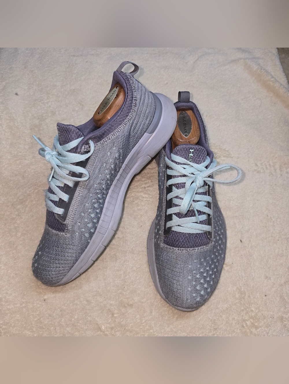 Under Armour Shoes Womens 8.5 Lightning 2 Running Sneakers Gray Low 3000103-102